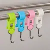 Clip Gancho para Tubo Clip de Cocina Sin Taladro Móvil Deslizante Tubo Plástico Fijo Estante para Toallas Barra Gancho Giratorio