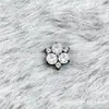 Aretes de Aleación de Titanio Astmf-136 Serie Negro Brillante Rosca Interna de Titanio G23 Cabeza de Piercing de Zirconia