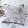 Toalla de almohada de gasa media, no hace bolitas, no se decolora, 47*69, para estudiantes, hogar, adultos, almohada grande, toalla de almohada