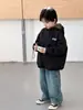Ropa para Niños Michael Xie Chaqueta Gruesa Forrada de Polar para Niños 2025 Invierno Top Reversible de Polar para Niños Mayores
