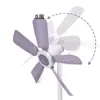 Ventilador Eléctrico Doméstico Vertical de Piso Ventilador Pequeño Mini para Dormitorio Estudiantil Oficina Estilo de Cinco Aspas Silencioso