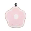 Reposacabezas y soporte lumbar de peluche personalizados para coche con diseño de lazo lindo, proporcionando soporte cómodo para el cuello y la espalda para uso en el coche