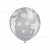 Paquete temático de copo de nieve transfronterizo decoración de fiesta set de fiesta de cumpleaños globo de látex impreso de 12 pulgadas