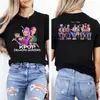 2025 Nuevo Modelo Comercio Exterior Marca Independiente Holgada Versátil Cómoda Kpop Cazador de Demonios Cuello Redondo Manga Corta Camiseta Moda