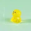 Paisaje en miniatura, figuras creativas y lindas de perro y pato brillantes, adorables dijes pequeños, decoraciones para casa de muñecas DIY, accesorios de caja sorpresa, pequeños adornos