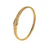 Pulsera Minimalista de Alto Nivel con Broche Transfronterizo Acero de Titanio Chapado en Oro No se Desvanece Estilo Nicho Personalizado Pulsera de Acero Inoxidable para Mujer