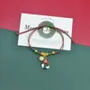 Novo Pulseira de Rena do Papai Noel Quente de Vendas Transfronteiriças Pulseira Luminosa Presente para Melhor Amigo Estudante Joias Atacado Festival