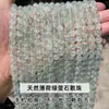 Fluorita Verde Contas Soltas Acessórios para Joias DIY Miçangas Fluorita Roxa Contas Redondas Coloridas Pulseira Produtos Semi-Acabados Atacado