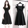 2023 nueva ropa de talla grande para mujer, vestido de temperamento de moda para hermana gorda, falda de cintura adelgazante para mujer, verano para mujer
