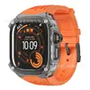 Correa para Apple Watch Compatible con iWatch 49mm Huanbo Metal Integrada Correa de Silicona para Reloj Correa para Apple Watch ultra1-3