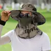 Chapéu de Proteção Solar para Homens, Chapéu de Pesca de Proteção UV de Verão, Cobertura Facial, Chapéu de Pescador com Cobertura Total, Chapéu de Sol para Proteção Solar ao Ar Livre