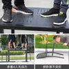 Mesas y Sillas de Plástico-Madera para Exteriores, Muebles para Cafetería al Aire Libre en el Patio, Muebles de Madera Anticorrosión para Terraza, Fábrica de Mesas y Sillas de Ocio para Balcón