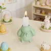 Zongbo Suporte de Vela Coelho de Oração de Silicone Molde de Silicone Base de Vela de Gesso Aromaterapia DIY Molde de Resina