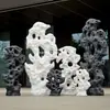 Pedra Ornamental para Decoração de Villa, Pedra Estilo Chinês de Fibra de Vidro, Pedra Taihu para Paisagismo de Pátio, Gruta de Jardim, Cena Pastoral