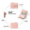 Billetera Corta Casual para Mujer Ins con Diseño de Nicho en Múltiples Colores 80% de Descuento Billetera con Solapa Portatarjetas Integrado