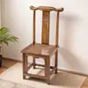Cadeira de madeira maciça estilo antigo chinês cadeira de encosto para restaurante uso doméstico hotel restaurante cadeira de jantar durável antiquada cadeira de chifre de boi banqueta