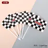 Decoração de Bolo de Carro Carro Esportivo Vermelho Conversível de Corrida Veículo Off-Road Enfeites Deus Masculino Homens Pai Aniversário Vestir