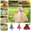 [Produtos Mais Vendidos da Amazon] Vestido Princesa Volumoso Vestido de Renda e Tule para Crianças e Bebês Vestido de Festival Fantasia de Performance