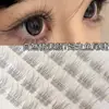 [Sem Hastes e Sem Cola] Cílios Postiços Transparentes Cauda de Peixe, Segmentação Natural, Cacho Único Sobrenatural, Maquiagem Artificial Preguiçosa