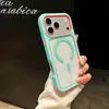 Funda tres en uno con tacto de piel apta para iPhone 18 Pro Max, funda de teléfono anticaídas en las cuatro esquinas, cubierta protectora magnética de alta transparencia para Apple 17