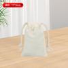 Bolsillo de lona con cordón en stock, bolsas con cordón en blanco, venta al por mayor, bolsas de almacenamiento de compras de poliéster y algodón, fabricación de logotipos impresos