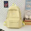 Alto Valor Estético 2026 Nueva Mochila de Nylon Estilo Coreano Serie Mori Mochila Estudiantil Simple Casual Color Sólido Mochila para Viajes