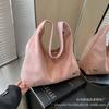 Bolsa Grande de Camurça Mais Vendida para Outono e Inverno Feminina 2026 Nova Tendência Moda Versátil Grande para o Trabalho Bolsa Tote de Grande Capacidade