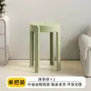 Taburete de Plástico para el Hogar Grueso Redondo Apilable Resistente Duradero Silla para Mesa de Comedor Taburete Alto Reserva Molino de Viento Taburete de Goma