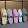 Zapatillas de lino al por mayor de fábrica primavera y otoño zapatillas de piso zapatillas de casa antideslizantes resistentes al desgaste zapatillas de algodón para mujer