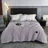 Manta de aire acondicionado con tejido de gofre, manta para siesta en la oficina, manta decorativa para sofá, manta de avión con tejido de piña, venta al por mayor y envío transfronterizo
