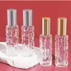 Frasco de Vidro para Perfume de Melão Amargo 10ml Boca de Rosca Frasco de Perfume Frasco Borrifador para Amostra de Perfume Frasco Borrifador de Água de Colônia
