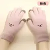 Guantes con Cara Sonriente Ins para Mujer Invierno Adulto Estilo K Lindo Estudiante Guantes con Pantalla Táctil Ciclismo Protectores de Mano Cálidos de Felpa