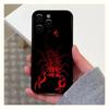 Adecuado para iPhone 15, carcasa de teléfono con diseño de escorpión oscuro y aguijón de comercio exterior.