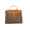 Bolso de Lona Impermeable de Lujo Ligero de Nueva Entrada Transfronteriza Bolso de Inicio Kelly Bolso de Mano para Mujer de Cuero Genuino para Hombro Cruzado