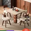 Mesa Redonda Redonda Pequeña Variable para el Hogar de Madera Maciza de Nogal Berg Mesa de Comedor Plegable Retráctil de Pizarra y Sillas