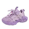 Zapatos de Niña Verano 2026 Nuevo Modelo Malla Ligeros para Niños Zapatillas de Suela Suave Transpirables Antideslizantes Zapatos de Papá para Niñas