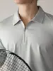 [Serie de Deportes y Ocio] Polo de Media Cremallera sin Costuras para Hombre, Nuevo para Primavera 2026, Top Resistente al Desgaste para Exteriores