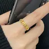 Nuevo Anillo Colgante de Flor de Iris Cruzada con Circonita de Estilo Minimalista Retro de Nicho para Mujer, Anillo Abierto Versátil de Gama Alta para Mujer