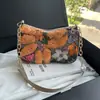 Moda Coreana Cruzada Lentejuelas Nuevo Bordado Floral Japonés 2026 Bolso de Hombro Fresco de Moda para Mujer