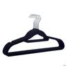 Cabide de flocado antiderrapante sem costura suporte para roupas artefato de armazenamento organizador de casa cabide de camurça pendurar 42CM38CM