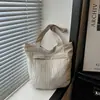 Bolsa de Lona Transfronteriza Nueva 2026 para Mujer, Estilo Casual Simple, Bolso de Hombro de Gran Capacidad, Bolso Versátil para el Trabajo