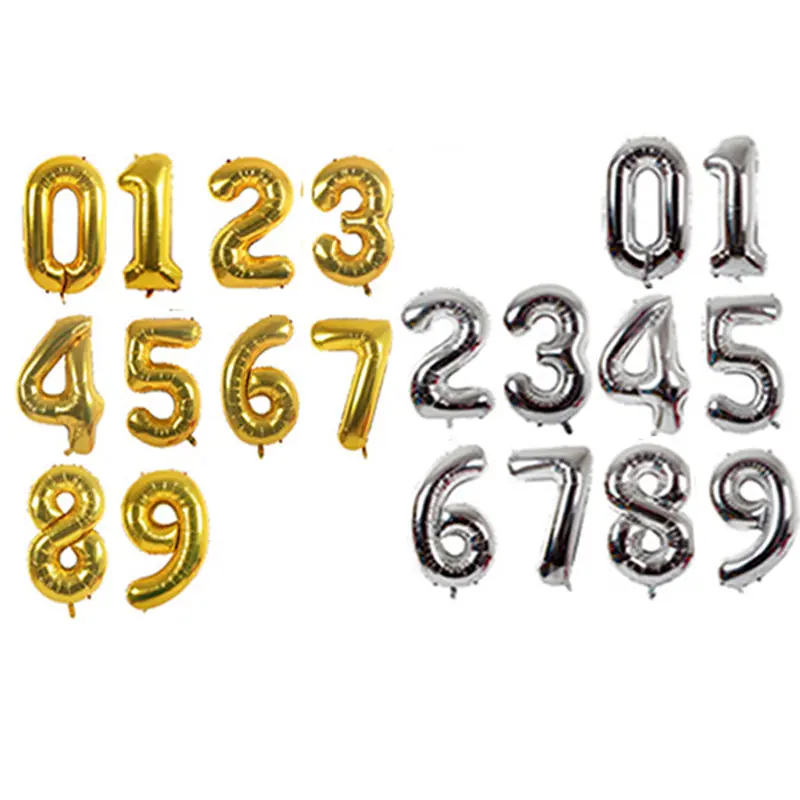 金色银色数字