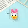 Accesorios de Resina para Manualidades de Dibujos Animados Joyería Pato Creativo Agujero de Pato Hebilla de Zapato Material para Joyería Funda de Teléfono Móvil Hebilla de Zapato Llavero