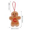 Hombre de Jengibre Navideño Transfronterizo Colgante Pequeño Decorativo Ambiente de Fiesta Candelabro Decorativo Hombre Galleta Letra Inglesa