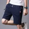 Shorts Masculino de Verão para Comércio Exterior Transfronteiriço, Respirável, Solto, Secagem Rápida, Cor Sólida, Calça Casual para Esportes ao Ar Livre, Atacado em Estoque