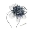 Fábrica de Origen de Nuevos Accesorios Halloween Flor de Plumas Accesorios para el Cabello Flor para la Cabeza Venta al por Mayor Diadema de Halloween Hebilla para la Cabeza de Mujer