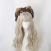 Boina Orejas de Oso Lolita Linda Boina de Artista Accesorio Japonés Hecho a Mano Boina Redonda