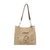 Bolsa de Ombro Estilo Coreano Casual e Artística para o Dia a Dia Feminina, Novo Modelo 2026, Grande Capacidade, Elegante e Versátil