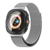 Adequado para Samsung Galaxy Watchultra 7m Lanix Watch com Fivela Dobrável Magnética de Aço Inoxidável