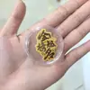 Pegatina para Teléfono Móvil de Oro Puro 999 2 Mg Dios de la Riqueza Caqui Ruyi Talismán de Paz para Atraer Riqueza y Hacerse Rico Regalo Popular Fabricante Venta al por Mayor